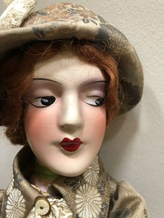Antigue Boudoir Composition Doll Anita Type 1920,  28 Inches Tall