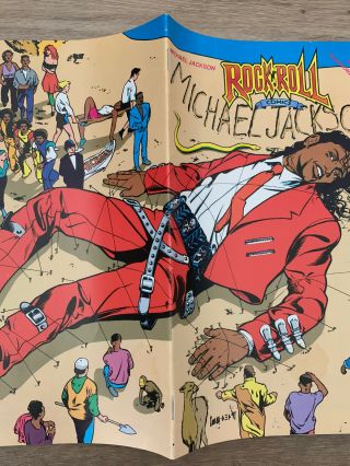 Rock n Roll Comics 36 1991 Michael Jackson Revolutionary Comic book Rare 3