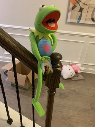 Kermit The Frog Plush Stuffed Animal Disney Sip Tea Egg