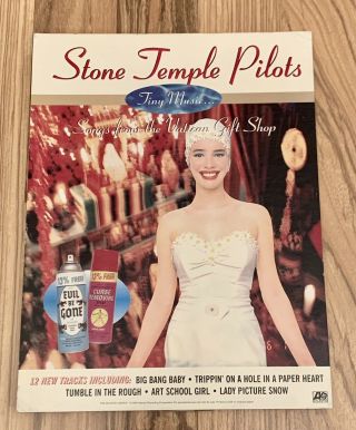 Stone Temple Pilots “tiny Music” Promo Cardboard Counter Display