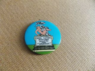 Knebworth 78 Metal Badge Frank Zappa,  The Tubes,  Peter Gabriel,  The Boomtown Rats,  R