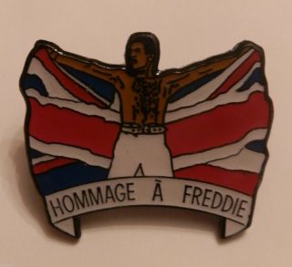 Queen Freddie Mercury Tribute Concert Rare Enamel Pin Badge
