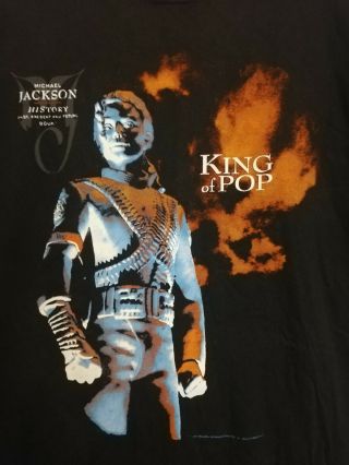 Michael Jackson History Tour T shirt.  Size men ' s medium. 3