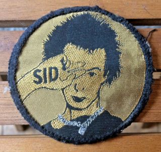 Vintage Sid Vicious Sex Pistols Cloth Patch