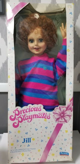 Vintage Jill Doll 1986 32” Playmates Plush Body Rare Factory