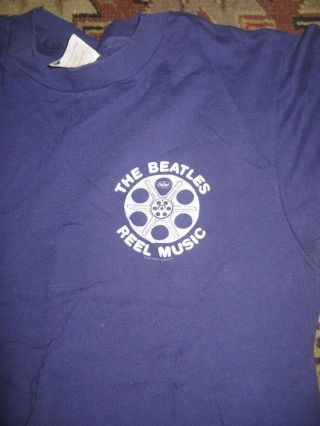 The Beatles Reel Music Capitol Records Med.  T - Shirt 1980s