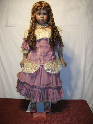 Heirloom Rose 42 " Porcelain Doll By William Tung