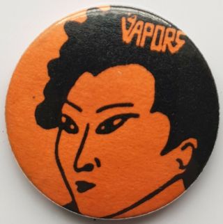 The Vapors Vintage Button Badge Punk Rock Power Pop Wave 80 