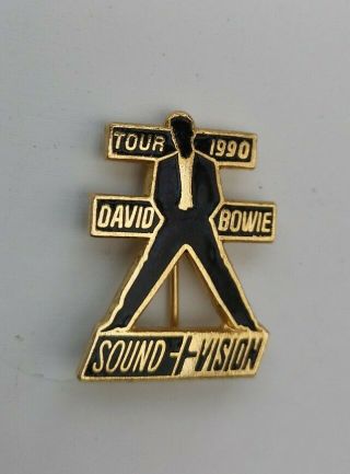 David Bowie Sound And Vision Tour 1990 Concert Pin