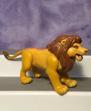 Vintage Lion King Adult Simba Battle/fighting Action Figure 1994 Mattel Disney