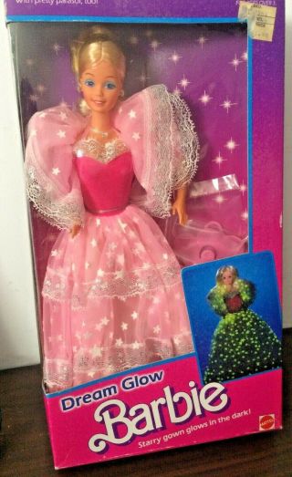 1985 Mattel Dream Glow Barbie Doll Nib