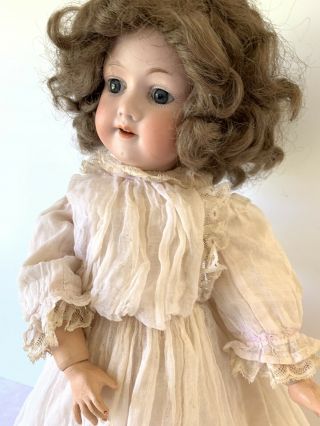 Antique German Bisque Socket Head Doll Armand Marseille 390 Ball Jointed 18”