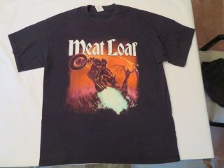 Meatloaf Hair Of The Dog Concert Tour 2005 T - Shirt Black Size Xlarge