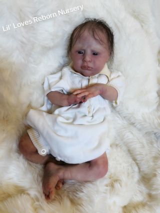 Reborn Baby Boy JAYDEN by NATALIE SCHOLL Newborn LE ART DOLL W/COA NR 3