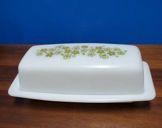 Corning Corelle Pyrex Spring Blossom 1/4 Lb Butter With Lid