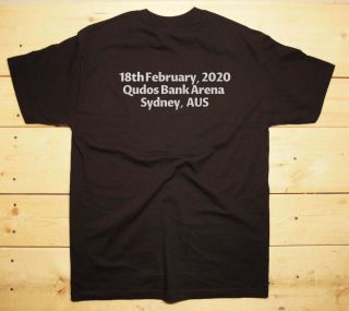 AUSTRALIA TOOL band T shirt 18 Feb,  2020 Qudos Arena Sydney Fear Inoculum TOUR 2
