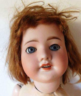French Sfbj Porcelain Head Doll Compo Body 1900s