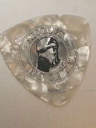 Slayer Kerry King " Absolute King Of Hell " Stage Guitar Pick Rare Rare Rare