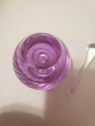 Brian Maytum Studios Art Glass Perfume Bottle Pink/purple Iridescent