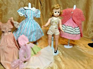 Vintage Madame Alexander Cissette Doll Teddy And Outfits One Tagged