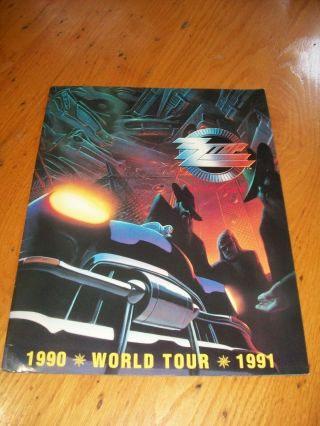 Zz Top Recycler - World Tour 1990 - 1991 Tour Book (concert Program)