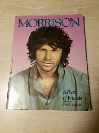 Morrison A Feast Of Friends Book By Frank Lusciandro 1991 Jim Morrison/the Doors