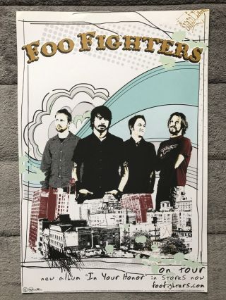 Foo Fighters In Your Honor Rare Promo Poster 2005