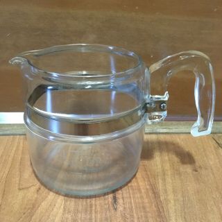 Pyrex Glass Coffee Pot 7754 B 4 Cup Percolator Flameware Stovetop Vintage