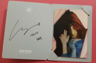 Twice Chaeyoung 2nd Mini Album Page Two Photocard Lenticular Version Kpop K - Pop