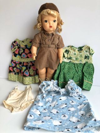 Vintage Hard Plastic Terri Lee Doll Girl Scout Outfit,  Clothes