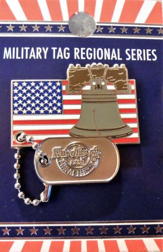 Hard Rock Cafe Philadelphia Military Tag Regional Series Pin 101424