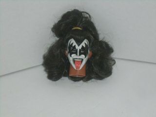 Kiss Gene Simmons Skinny Mego Doll Figure Head - 1976 Vintage Aucoin