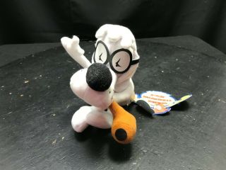 Stuffins Rocky And Bullwinkle And Friends Plush Toy - Mr.  Peabody - 1999