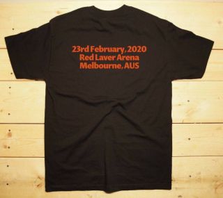 AUSTRALIA TOOL band T shirt 23 Feb,  2020 Red Laver Arena Melbourne TOUR 2