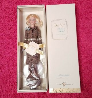 Mattel Gold Label Tweed Indeed Silkstone Barbie Doll