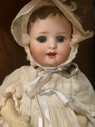 Antique German Bisque Head Heubach Koppelsdorf 300 Baby Doll,  All 11”