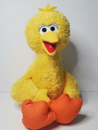Kohls Cares Sesame Street Big Bird Yellow Plush Soft Stuffed Doll Toy 15 "