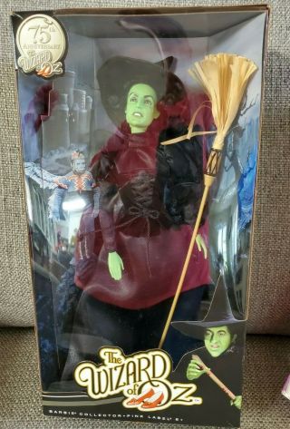Wizard Of Oz Barbie Set (6) Includes 75th Wicked Witch If The West Pink Label