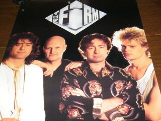 The Firm Album Promo 4 Posters One Price,  1985 Jimmy Page,  Paul Rodgers