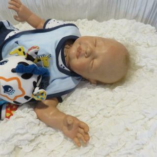 Finished Reborn Big Over 6 Pound Boy Baby Doll Riley By Jessica Schenk