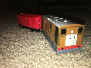 2012 Thomas & Friends Trackmaster Motorized Talking Toby Train And Tender