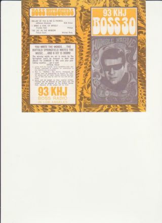 Khj - Los Angeles,  Ca - Top 40 Radio Station Music Survey - August 16,  1967