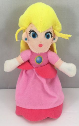 Nintendo Mario Princess Peach Plush Stuffed Doll 2019 Good Stuff 9”