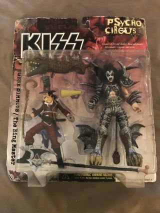 Kiss Gene Simmons Psycho Circus The Ring Master Action Figure Noc Mcfarlane Toys