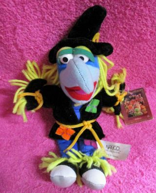 Nanco Jim Henson The Muppet Show 25 Years Gonzo Scarecrow Plush 10 " W/ Tags