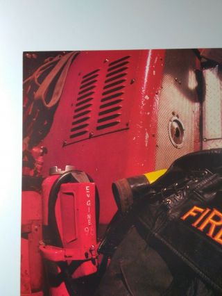Firehouse Poster Promo Flat 12x12 Rare VHTF 1992 Hold Your Fire 3