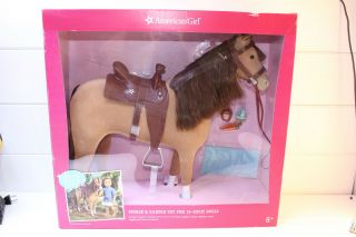 American Girl Doll Horse And Saddle Set For 18 Inch Dolls 7 Piece Set