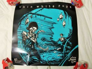Vintage Thin White Rope In The Spanish Cave Frontier Promo Poster 22 " X 22 " 1988