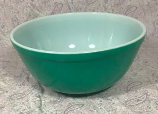 Vintage Pyrex Green Nesting Mixing Bowl 403 2 1/2 Quart