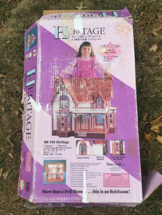 Dura Craft Heritage Doll House Mansion Hr 560 Old Stock